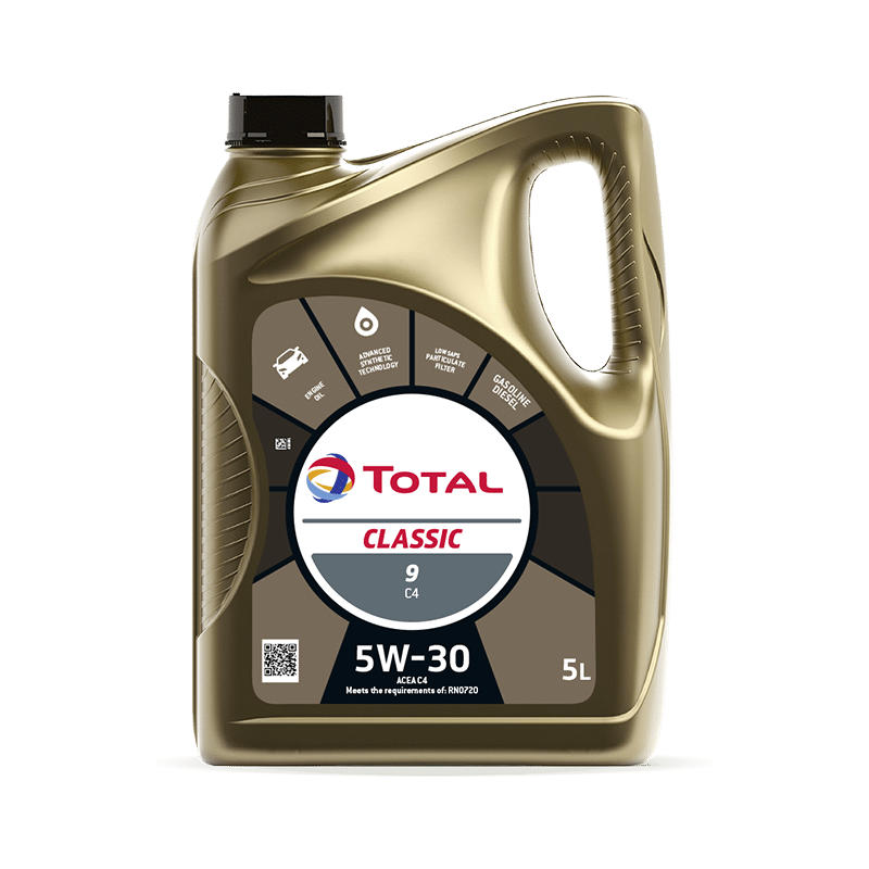 TOTAL CLASSIC 9 C4 5W-30 - 5 Liter - Smeermiddelenwinkel.nl